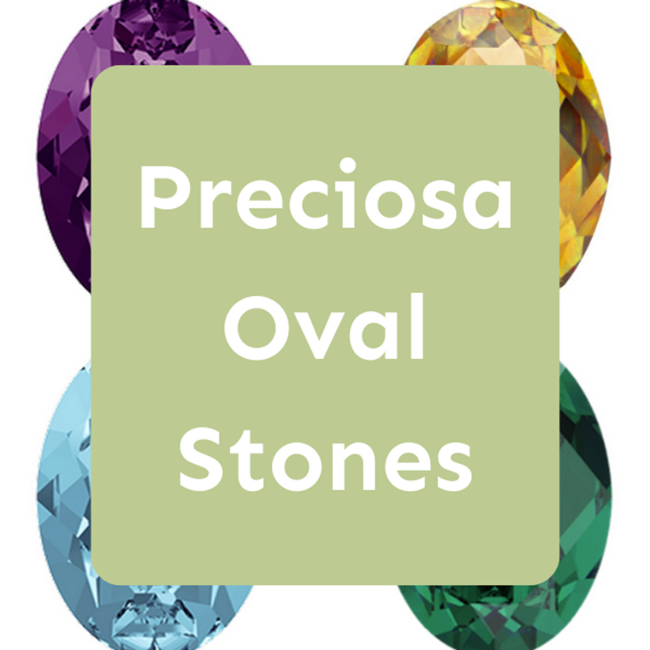 14 x 10mm Oval Fancy Stones (Preciosa)